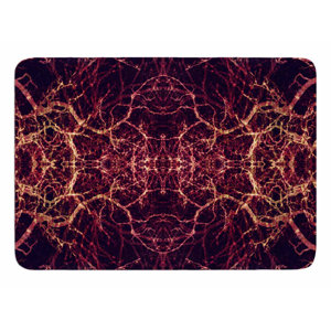 Burning Roots I+VIII by Pia Schneider Bath Mat