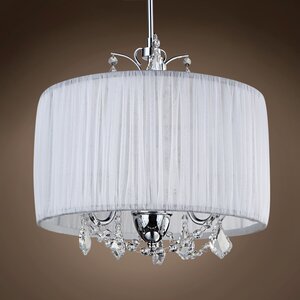 Adolphe 3-Light LED Drum Chandelier