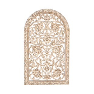 Wooden Arched Wall Decor Wayfair Modern Botanical Inspired Arched Pine Wall Decor