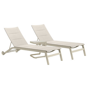 Gartenliege Verona mit Tisch von Cozy Bay