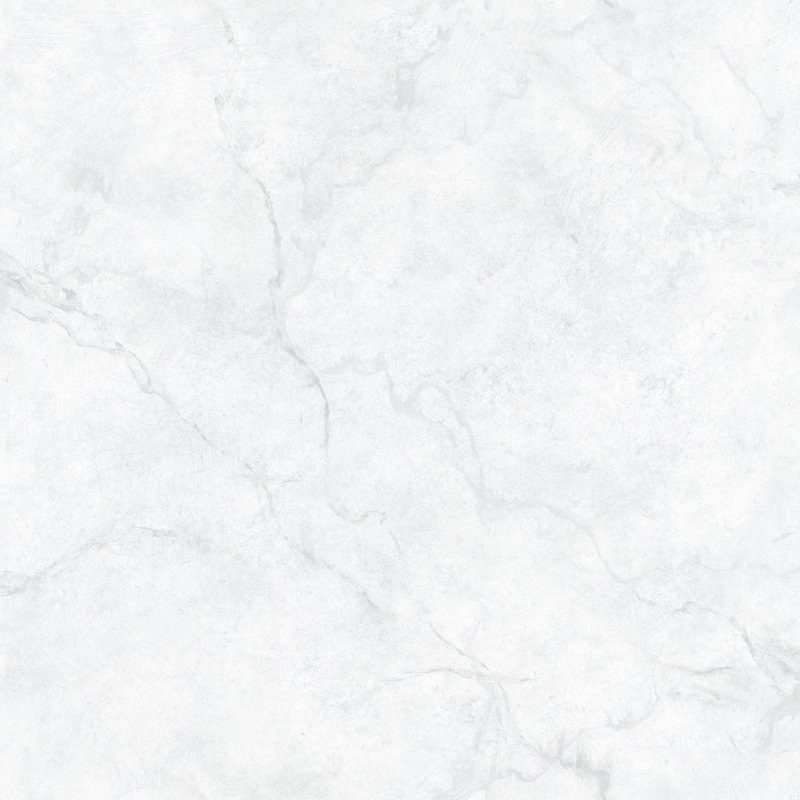 Hazelwood Home Carrara Marble L And Stick 5 48m X 52 07cm Carrara Marble L And Stick 5 48m X 52 07cm Wallpaper Roll