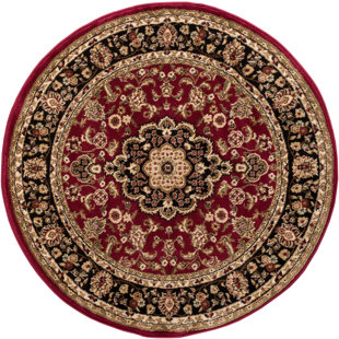 Round Rugs Wayfair Co Uk Barclay Red Area Rug