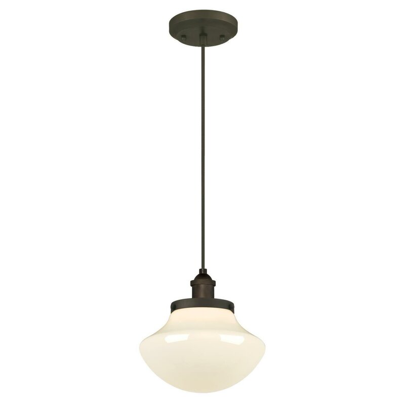 1 Light Schoolhouse Pendant And Reviews Birch Lane