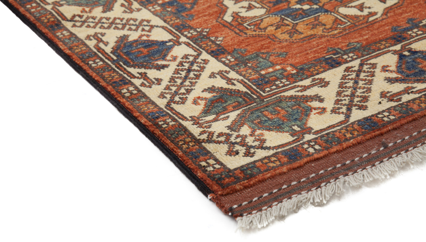 Solo Rugs One Of A Kind Khyber Hand Knotted Red Area Rug Reviews One Of A Kind Khyber Hand Knotted Red Area Rug