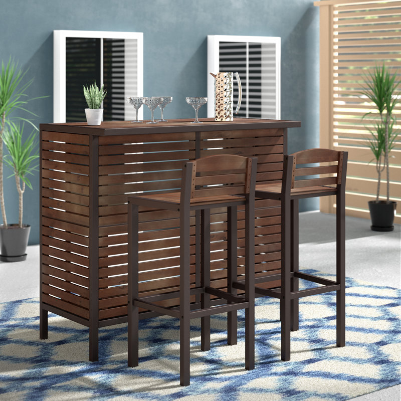 Sol 72 Outdoor Boynton 3 Piece Bar Set Reviews Wayfair