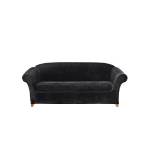 Stretch Plush Box Cushion Sofa Slipcover by Sure Fit