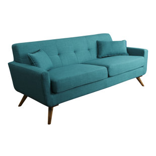 Aqua Tufted Sofa Wayfair Save