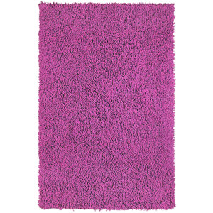 Shagadelic Chenille Twist Orchid Hand Woven Area Rug