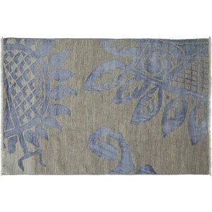 Shalimar Hand-Knotted Gray Area Rug