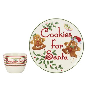Holiday Countdown Til Christmas Cookies Santa 2-Piece 9