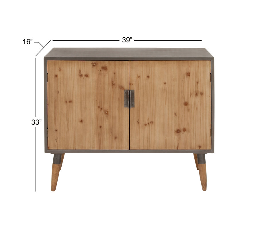 Mistana Hannah Wood Cabinet & Reviews | Wayfair