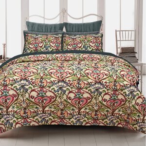 Mosaic Damask Duvet Cover