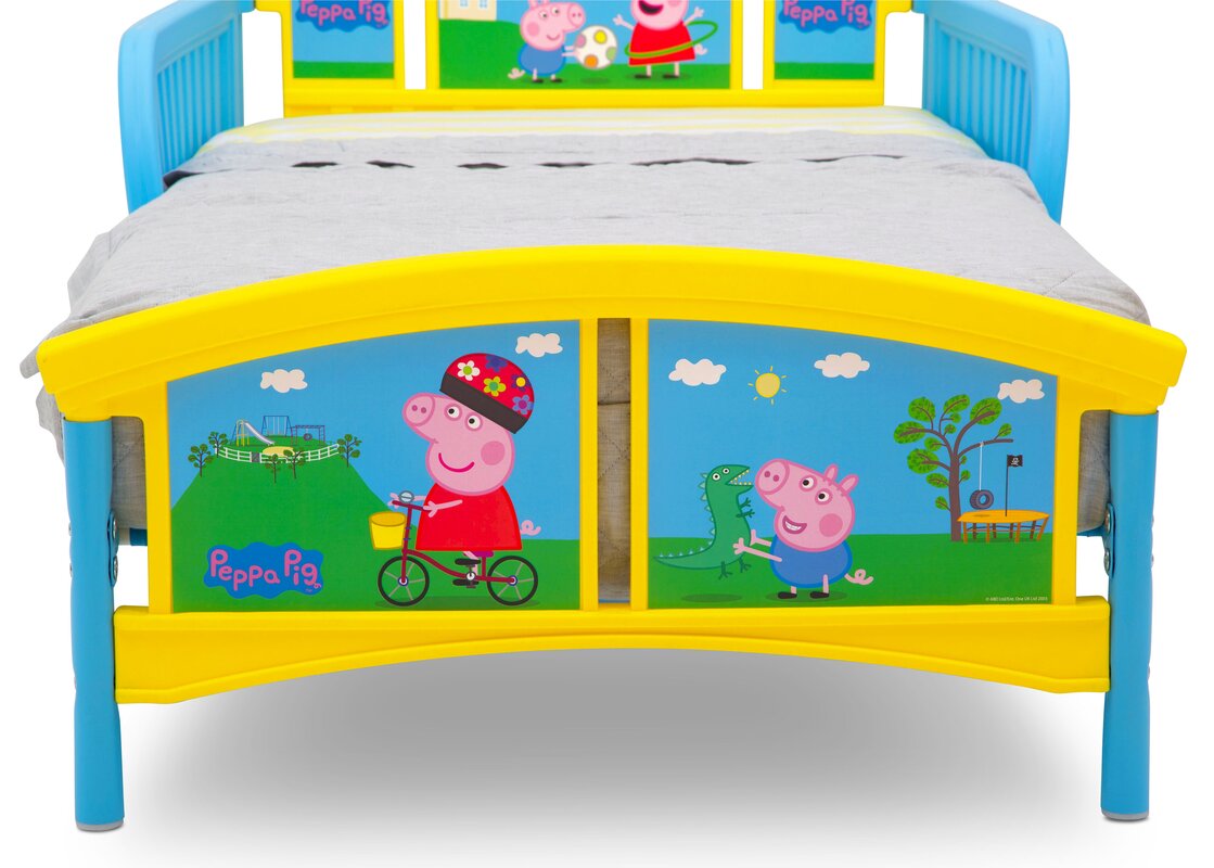 Peppa+Pig+Plastic+Toddler+Platform+Bed