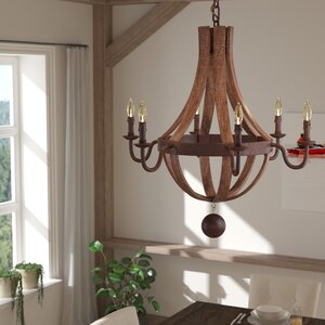 Jacobson 6-Light Candle-Style Chandelier