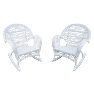 Wicker Rocker Chair (Set of 4)