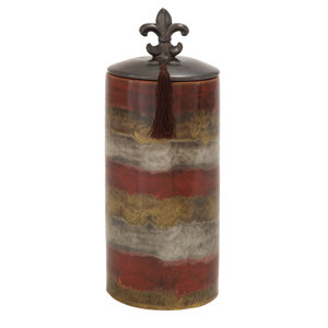 Ceramic Decorative Jar with Lid