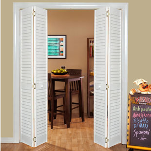 Bi Fold Doors You Ll Love Wayfair Louvered Wood Radiata Bi Fold Doors