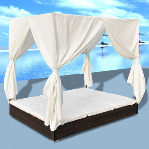 Gartenliegen-Set mit Auflage von Home Etc