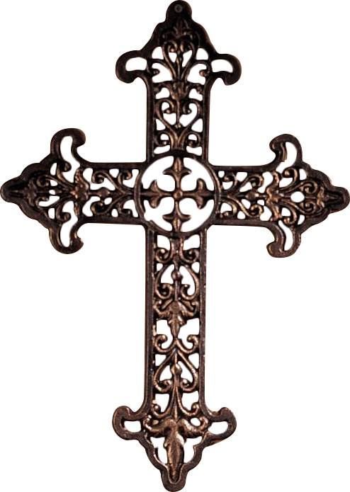 Design Toscano Fleur de Lis Cross Wall Decor & Reviews | Wayfair