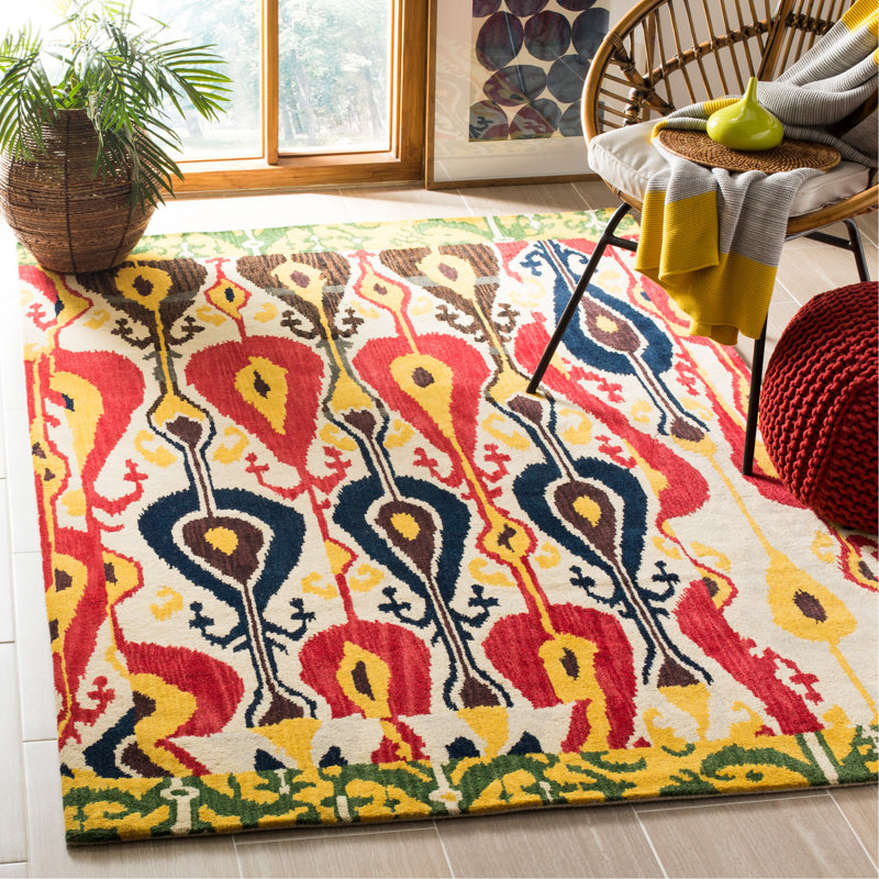Safavieh Ikat Area Rug & Reviews Wayfair