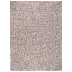 Zona Hand-Loomed Silver/Bleach Area Rug