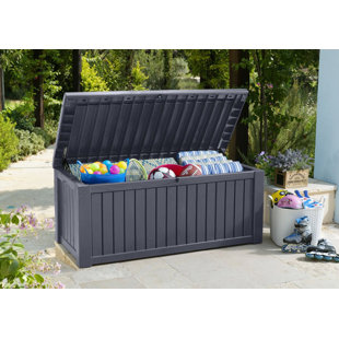 Garden Storage Bo Wayfair Co Uk Woodsetter 570 L Resin Storage Box