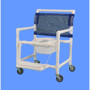 Extra Wide Commode Shower Chair