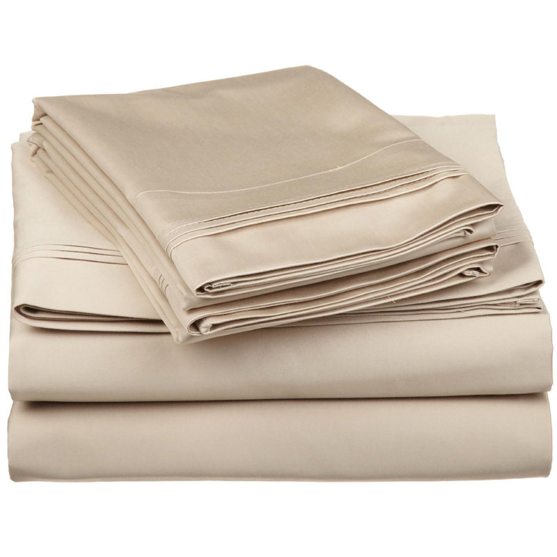 Brayden Studio Superior 650 Thread Count 100 EgyptianQuality Cotton Sheet Set & Reviews Wayfair