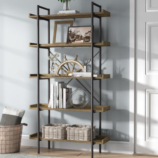 6 Inch Deep Bookcase Wayfair Brianna Standard Bookcase