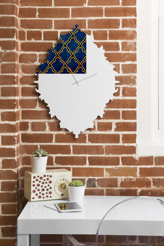 Deny Designs Arcturus Quatrefoil Wall Clock & Reviews Wayfair