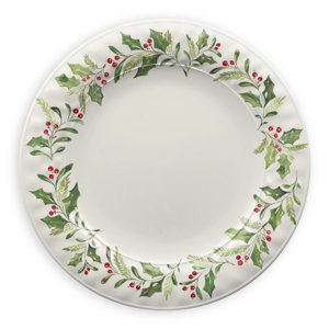 Holly Melamine Dinner Plate (Set of 6)