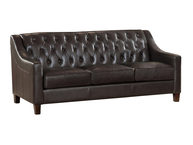 Westland And Birch Sutton Top Grain Tufted Leather Sofa Wayfair Sutton Top Grain Tufted Leather Sofa