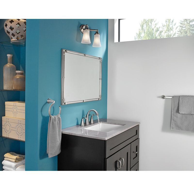 Moen Eva 2 Light Vanity Reviews Wayfair Eva 2 Light Vanity