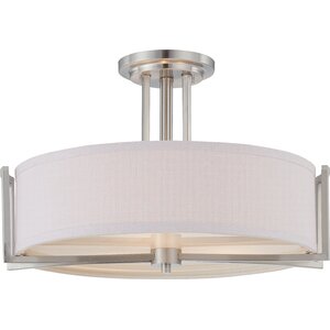 Bobadilla 3-Light Semi Flush Mount