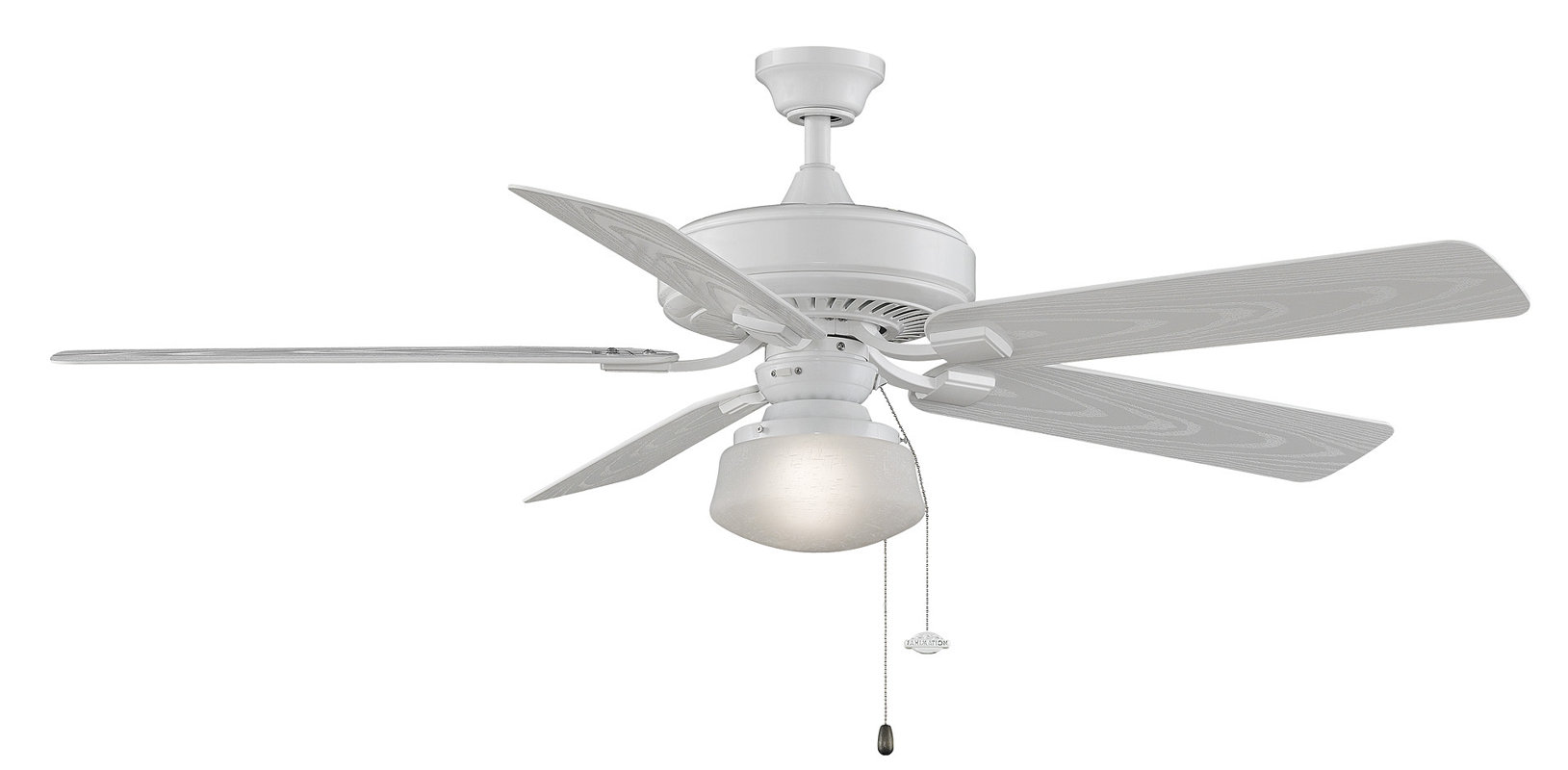 Fanimation 1-Light Schoolhouse Ceiling Fan Light Kit ...