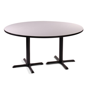 Counter High Round Table Wayfair High Round Bar And Café Table With 2 Cross Bases Columns
