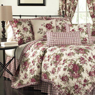 Waverly Bedding You Ll Love Wayfair Norfolk Reversible Quilt Set By Waverly