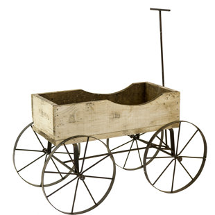 Wheelbarrow Planters You Ll Love Wayfair Quickview