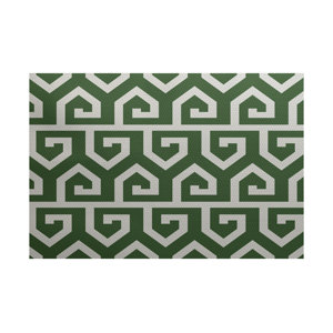 Montagueu00a0 Geometric Print Gray Indoor/Outdoor Area Rug