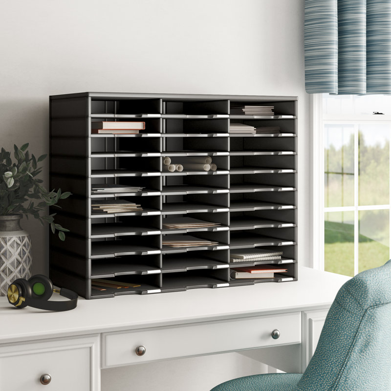 Rebrilliant 30 Compartment Literature Organizer & Reviews Wayfair