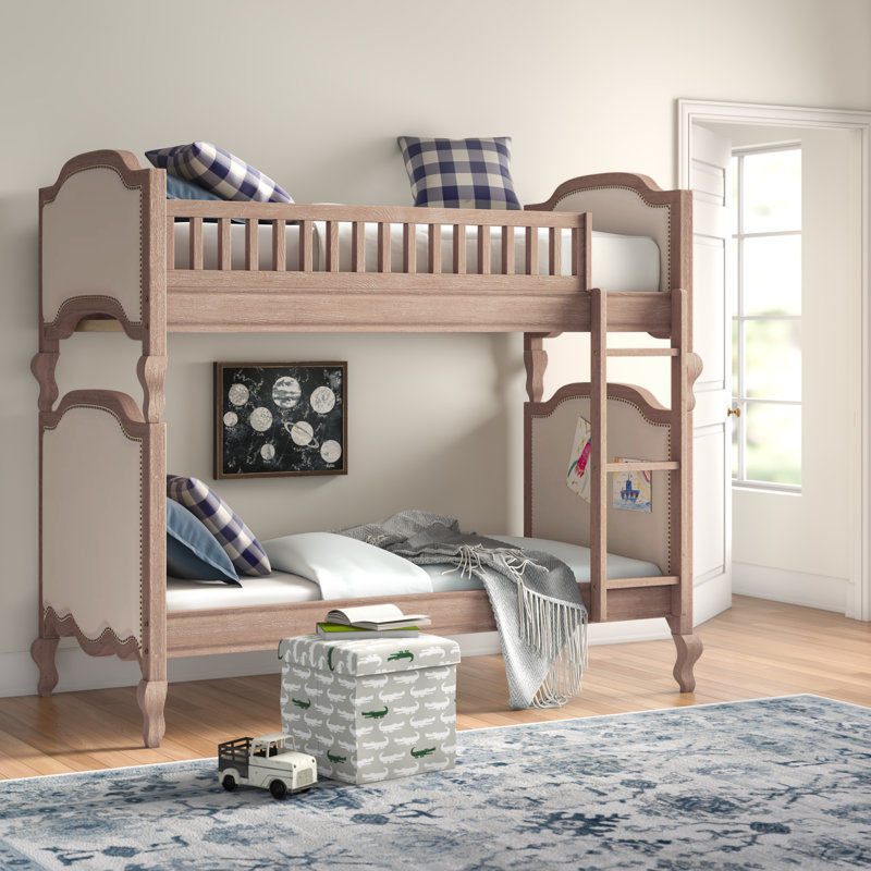 Three Posts Abbeville Wooden Twin Bunk Bed Wayfair Abbeville Wooden Twin Bunk Bed