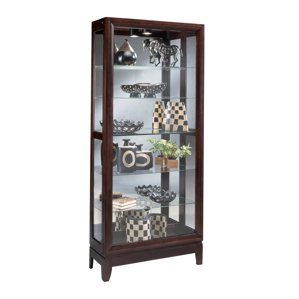 Urbane Lighted Curio Cabinet by Philip..
