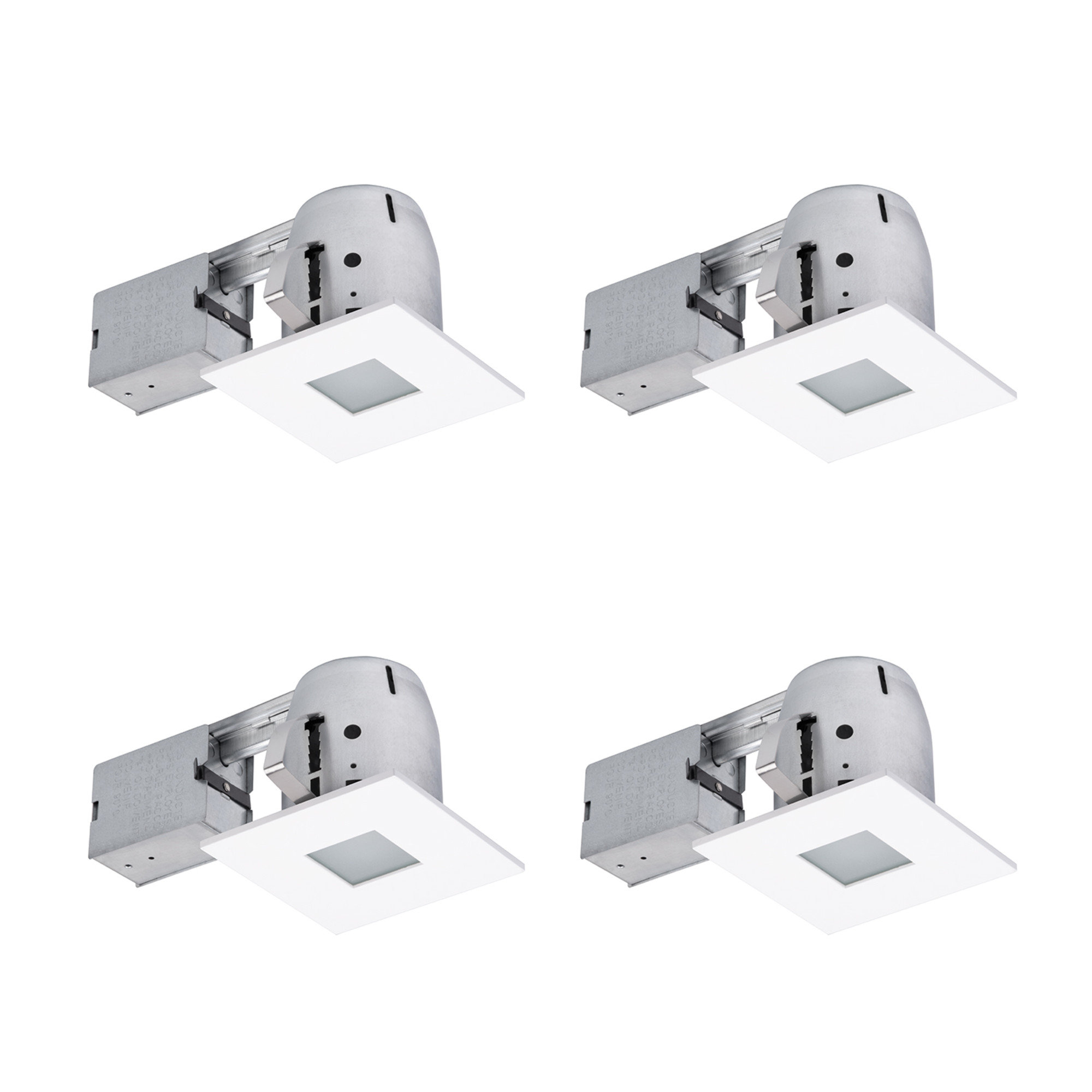 Globe Electric Company Ryanne Bathroom Square 4 Recessed Lighting 90951 Ryanne Bathroom Square 4 Recessed Lighting Kit
