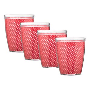 Fishnet Double Wall Insulated Tumbler II (Set of 4)