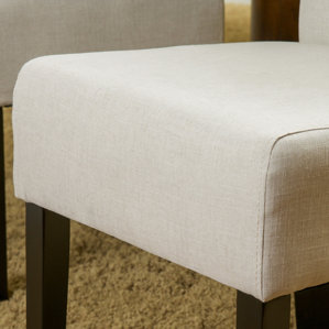 Corinne Side Chair in Fabric - Natural..
