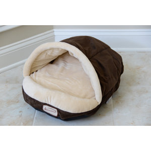 Cat Bed in Mocha and Beige