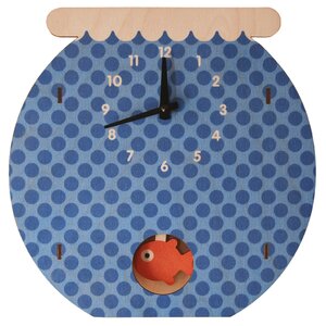 Fishbowl Pendulum Wall Clock