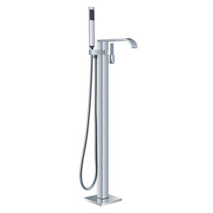 HelixBath Kaieteur Single Handle Floor Mount Freestanding Tub Filler