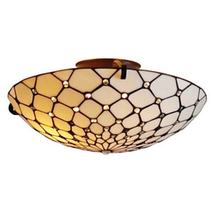 2-Light Semi-Flush Mount