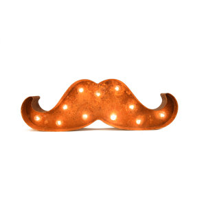 Iconics Moustache Marquee Sign Marquee Sign